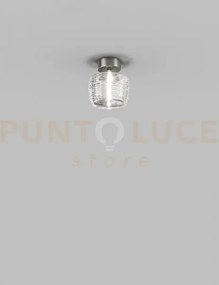Damasco faretto c cristallo cristallo nickel satinato l32dd led 300...