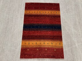 Loribaft Tappeto 120x80 Rosso (Iran) Annodato A Mano