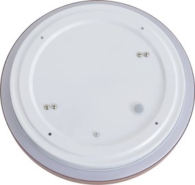 Plafoniera moderna Sienna con bianco 34cm IP44 - Walden