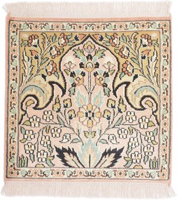 Cashmere Silk Tappeto orientale 50x50 (Indian) Annodato A Mano
