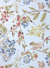 Osborne & Little Tapete Penglai - Blue/ Pink