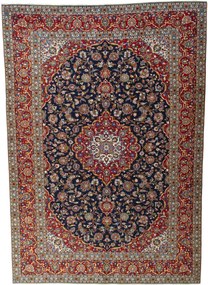 Kashan Tappeto persiano 310x430 Blu (Iran) Annodato A Mano