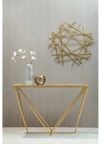 Consolle con piano in vetro oro 40x120 cm Farran - Premier Housewares
