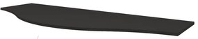Top per lavabo Vague BADEN HAUS L 137 x H 1.6 x P 51 cm grafite mdf