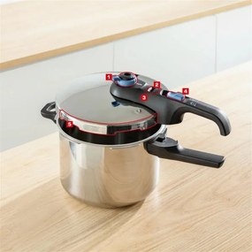 Tefal - Pentola a pressione 4 l SECURE TRENDY acciaio inossidabile