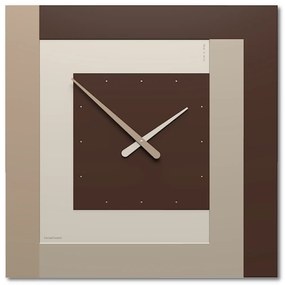 CalleaDesign Clock63 orologio da parete – Cioccolato