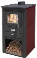 stufa a legna pallade 10,7 kw bordeaux - misure cm.50x41x86h. - peso kg.58 fer424721