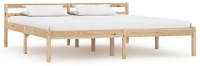 Giroletto Senza Materasso 160x200 Cm İn Legno Massello Di Pino /
