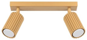 Faretto dorato 6,5x30 cm Gleam – Sollux