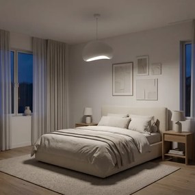 Brilagi - Lampadario a sospensione con cavo WABI SABI 1xE27/40W/230V Ø 42 cm bianco