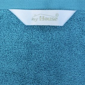Asciugamano in cotone blu 50x100 cm Darwin - My House