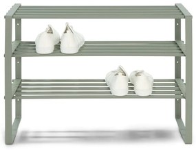 Scarpiera in metallo grigio-verde Rex - Spinder Design