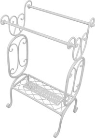 Portasciugamani in acciaio cm 49 x 32 x 79,5 h