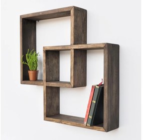 Mensola da parete 51x51 cm abete