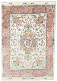 Tabriz Tappeto persiano 150 x 210 Beige (Iran) Annodato A Mano