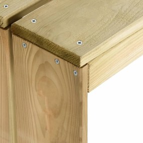 Tavolo da bar 100x60x110 cm in legno di pino impregnato
