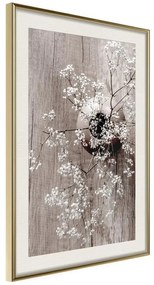 Poster  Reminiscence of Spring  Cornice Quadri Cornice d'oro con passe-partout, Larghezza x Altezza Home decor 20x30