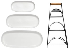 Alzata per dolci a tre livelli Serve &amp; Share - Ladelle