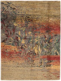 Loribaft Tappeto 200 x 150 Giallo (Iran) Annodato A Mano