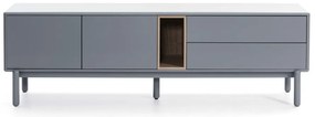 Tavolo TV blu-grigio 180x56 cm Corvo - Teulat