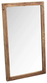 PEZ - specchio in legno di pino invecchiato