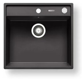 Pyramis 70168301 - Lavello cucina CAMEA 50x53 cm granito/nero