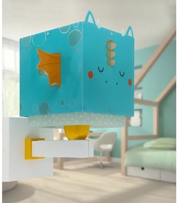Dalber 64389 - Applique per bambini LITTLE DRAGON 1xE27/15W/230V