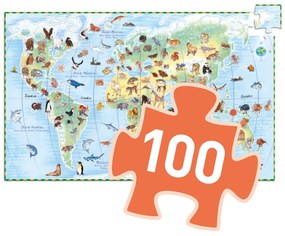 Un puzzle e un gioco di osservazione - animali del mondo - 200 pezzi