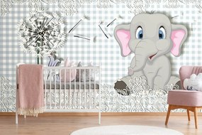 Carta da parati autoadesiva – Piccolo elefante