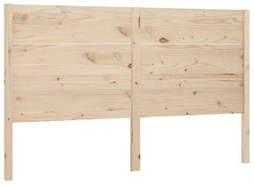 Testiera per letto 156x4x100 cm in legno massello di pino