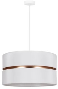 Duolla - Lampadario a sospensione con filo DUO 1xE27/15W/230V diametro 40 cm bianco/oro