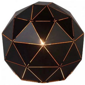 Lucide Lampada da tavolo con diffusore rotondo in metallo dal design moderno Otona - 25W NERO