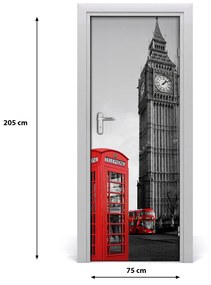 Rivestimento Per Porta Big Ben London 75x205 cm