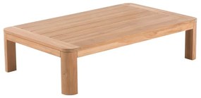 Tavolino da esterno Baelo NATERIAL struttura e superficie in Teak  marrone per 4 persone 80x130cm