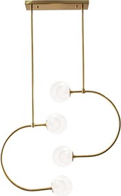 Lampada a sospensione Sfere di vetro APP639-4CP Oro