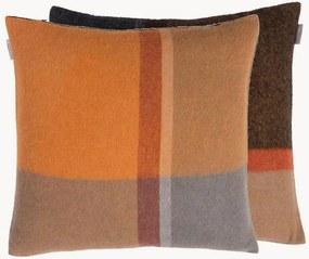 Copricuscino reversibile in lana di alpaca Manhattan