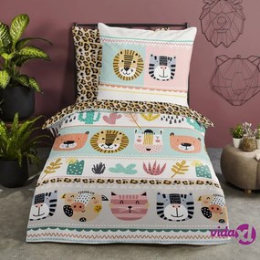 Good Morning Copripiumino per Bambini FRIENDS 135x200 cm Multicolore