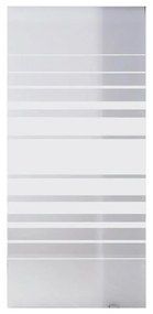 Anta in cristallo a battente Bora HorizonL 80X H 210 cm, bianco
