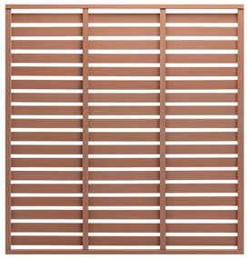 Pannello Di Recinzione İn Wpc 180x180 Cm Marrone /
