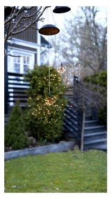 Lampada a sospensione solare a LED per esterni con LED bianchi, altezza 50 cm Firework - Star Trading