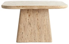 Tavolino con piano in pietra 60x60 cm Kepami - Light &amp; Living