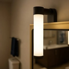 Lampada LED per specchio da bagno APA MINI, 4W/230V, IP44, nero