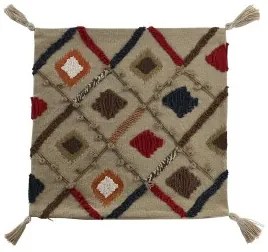 Fodera per cuscino DKD Home Decor Multicolore Frange 50 x 1 x 50 cm