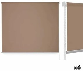 Store a rullo 150 x 180 cm Beige Stoffa Plastica (6 Unità)