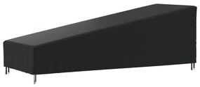 Copertura Per Sdraio Nera 203x81x25/63 Cm 420d Oxford /