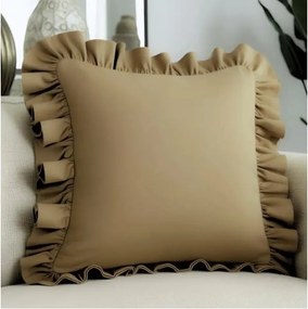 Federa decorativa in misto cotone 40x40 cm Ruffled – Mila Home