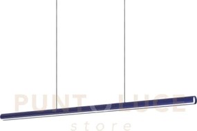 Dorica lampadario a sospensione 140cm led 3000k 35w  3900 lm blu ca...