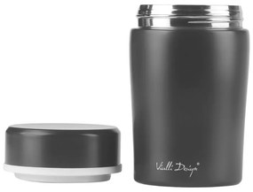 Termos da viaggio nero per il pranzo Fuori, 500 ml - Vialli Design