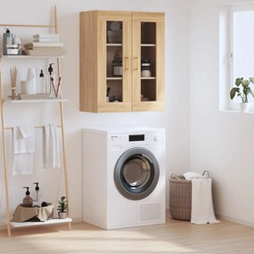 Mobile A Parete Rovere Sonoma 69,5x34x90 Cm /
