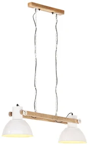 Lampada A Sospensione Industriale 25 W Bianca 109 Cm E27 /
